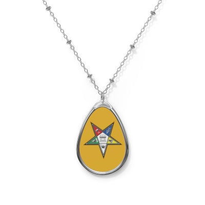 Order Of The Eastern Star / OES Oval Necklace