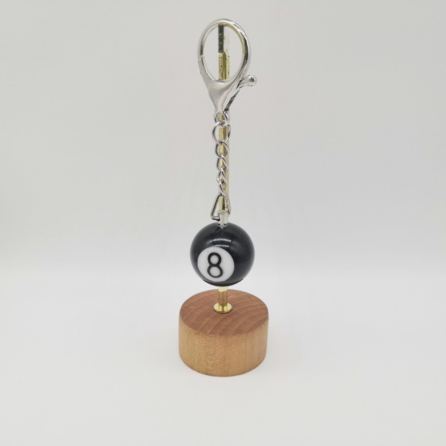 8 Ball Billiard Keychain