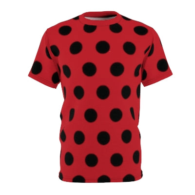 Polka Dot Printed 6oz Adult Male or Female T-shirt