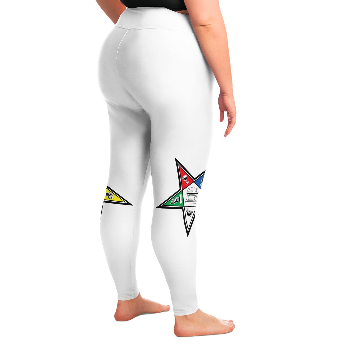 Leggings de estrella oriental para mujer de talla grande