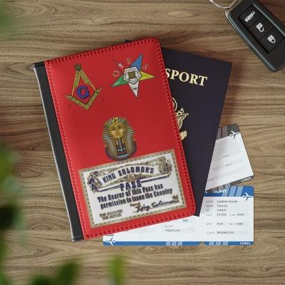 King Soloman Pass -Mason Eastern Star Passport Cover