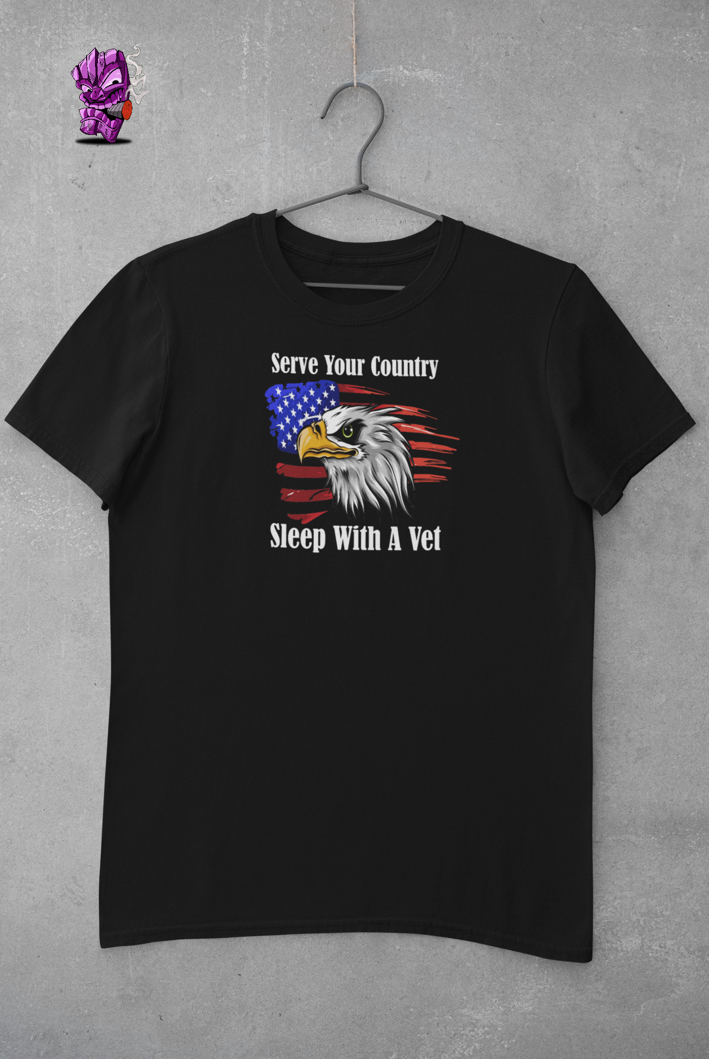 Serve Your Country- Sleep With A Vet-  Man / Woman Short Sleeve Adult T-Shirt