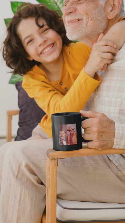 Gunsmoke Classic TV Black Mug - 11oz, 15oz - Western Show Fan Drinkware, Coffee Cup, Ceramic Tea Mug Gift, Vintage TV Series Merch, Kitchen