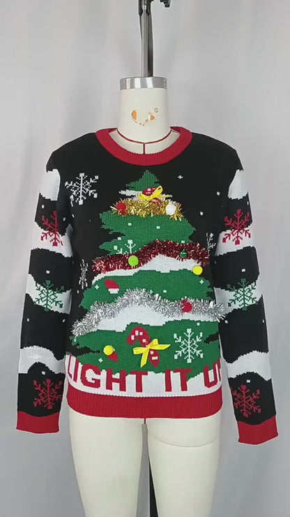 Christmas Ugly Sweater- For Adult Women