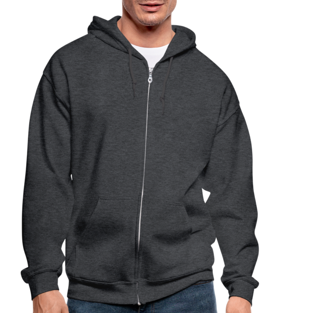 Gildan Heavy Blend Adult Zip Hoodie - deep heather