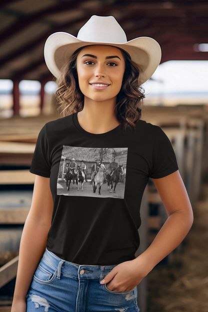 Bonanza Main Cast Classic Western T-Shirt, Cowboy Tee, Vintage Cowboy Shirt, Western TV Show Apparel, Wild West Clothing