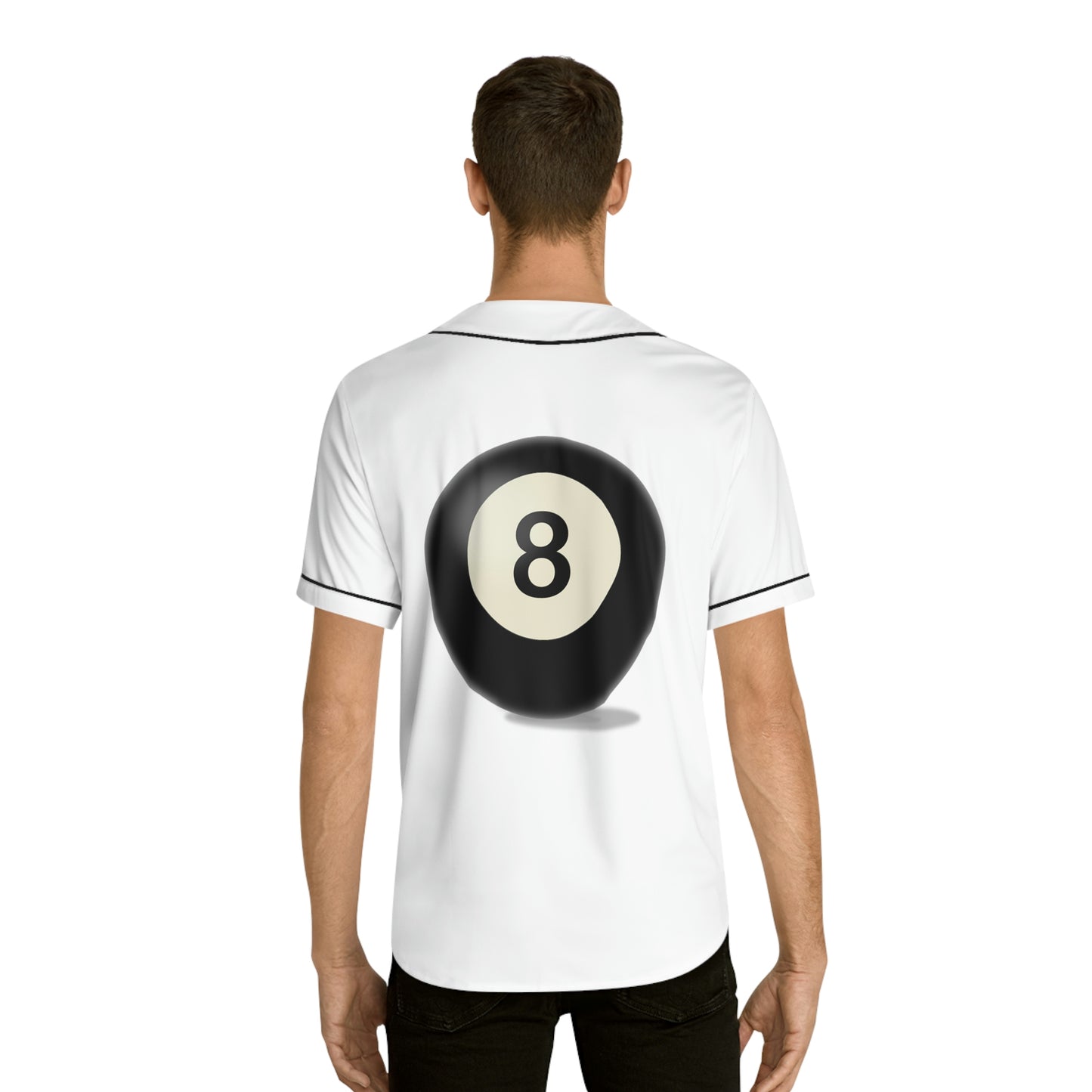 8 Ball Men's Baseball Jersey