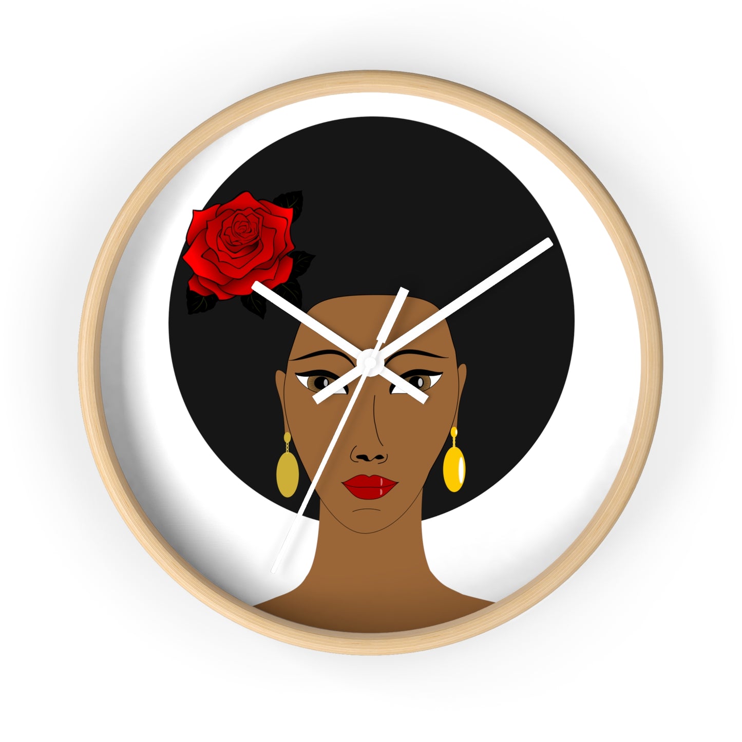 Afro Wall clock