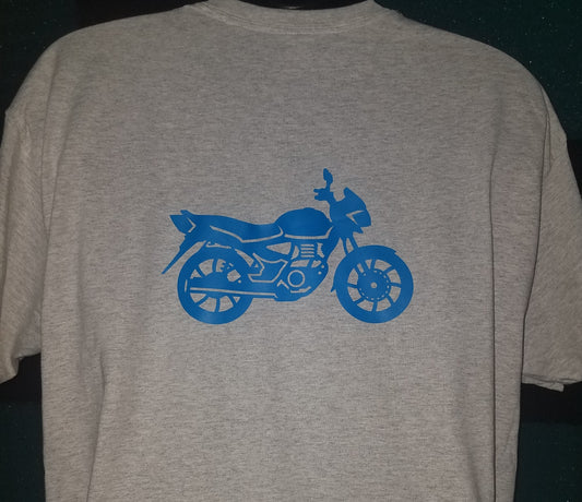 Motorcycle Glow In The Dark Adult Short Sleeve T-Shirt