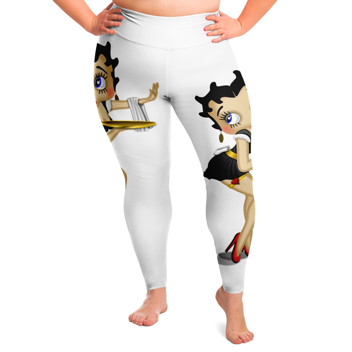 Betty Boop Printed- Plus Size Woman Adult Leggings