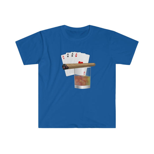 Four Aces- Adult Man or Woman Short Sleeve T-Shirt