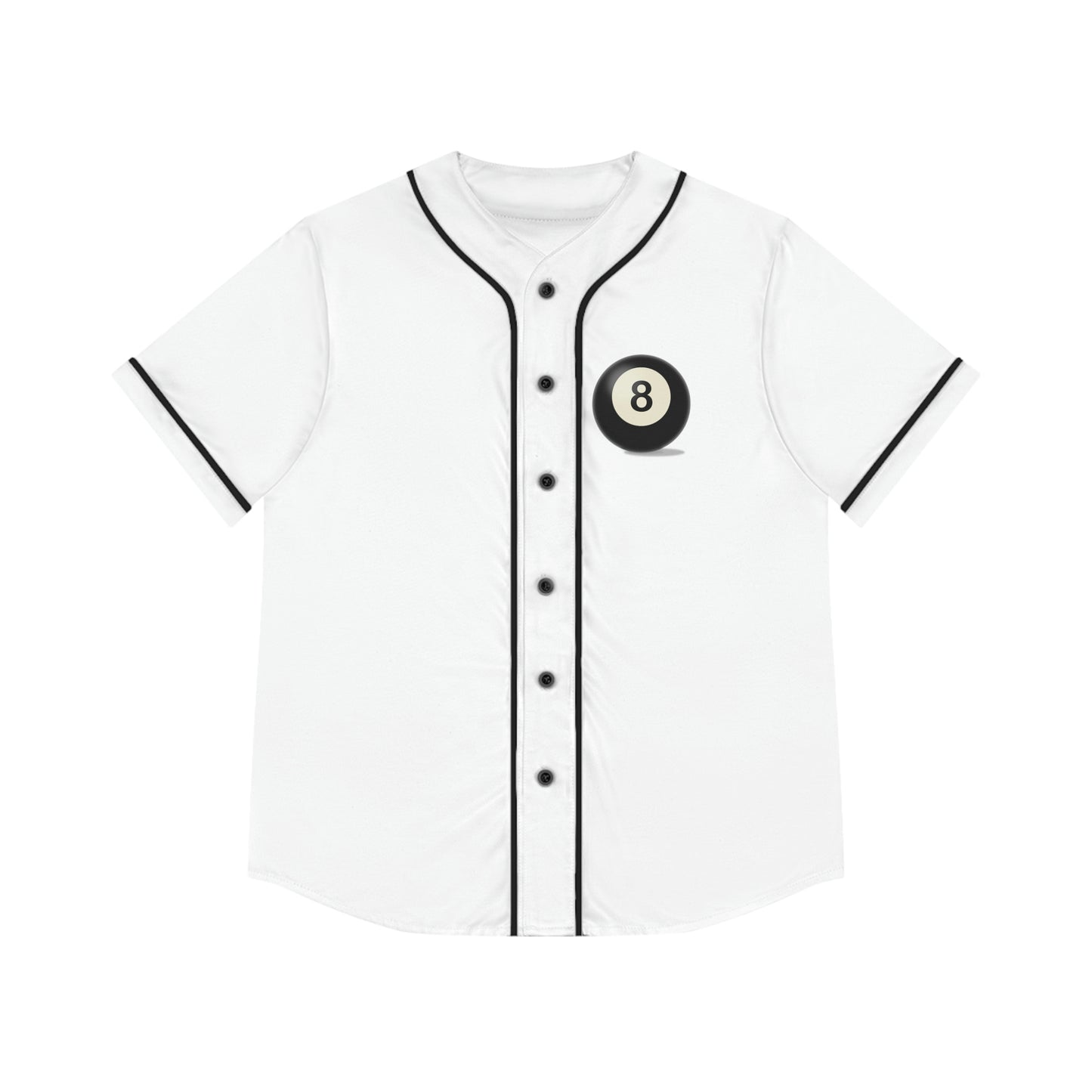 Camiseta de béisbol de 8 bolas para mujer