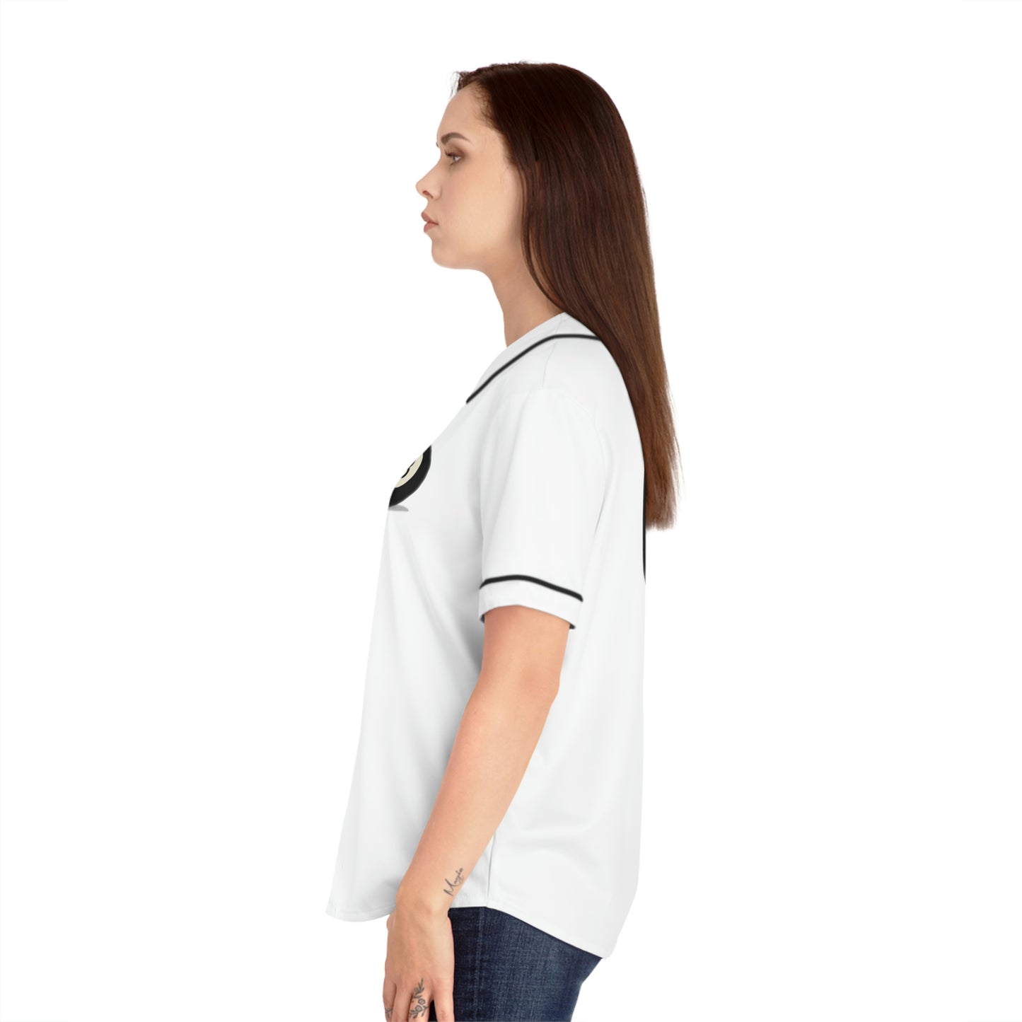 Camiseta de béisbol de 8 bolas para mujer