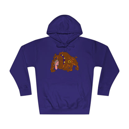 Dawg Unisex Fleece Hoodie With Front And Back Print- Adult Man or Woman