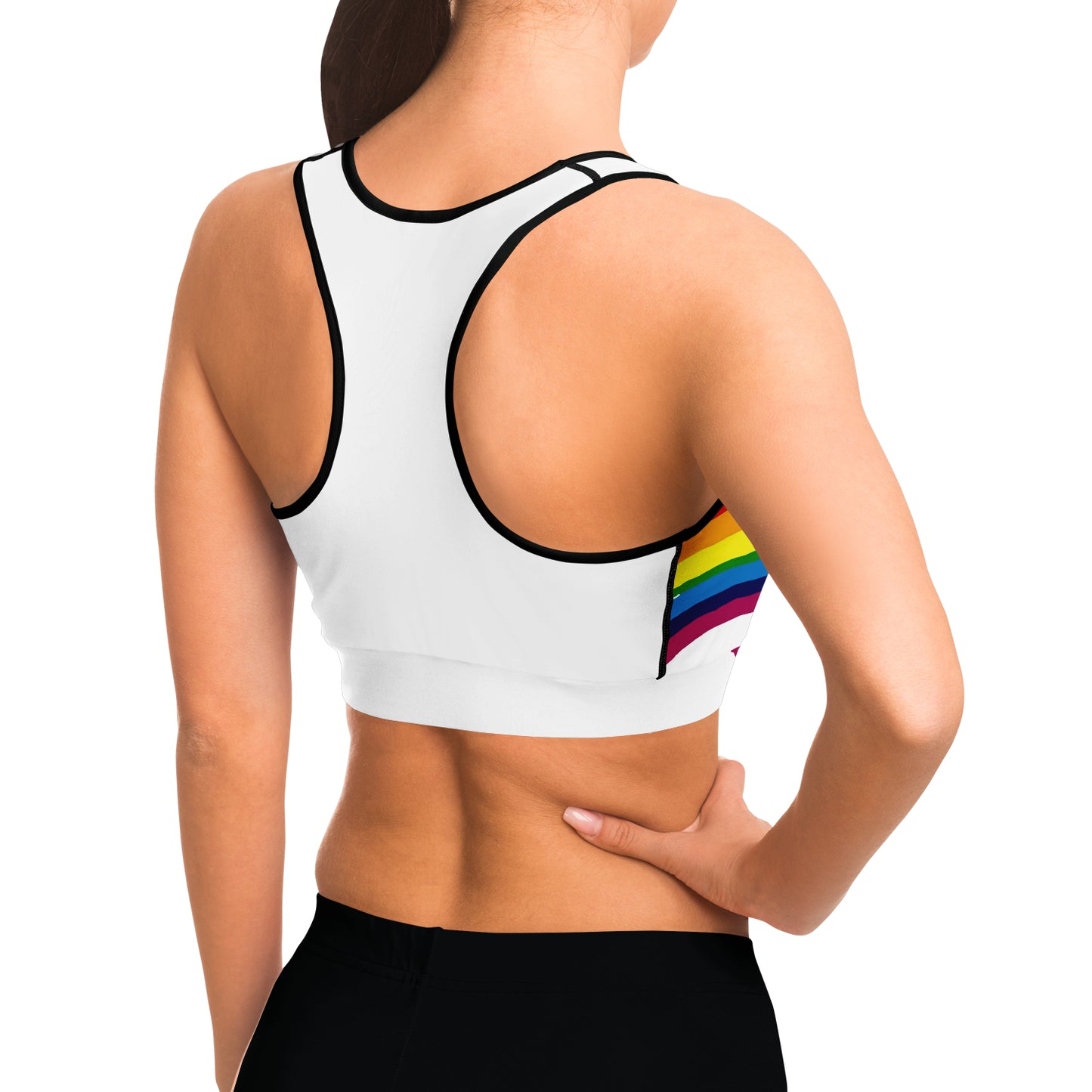 Pride Rainbow Sports Bra