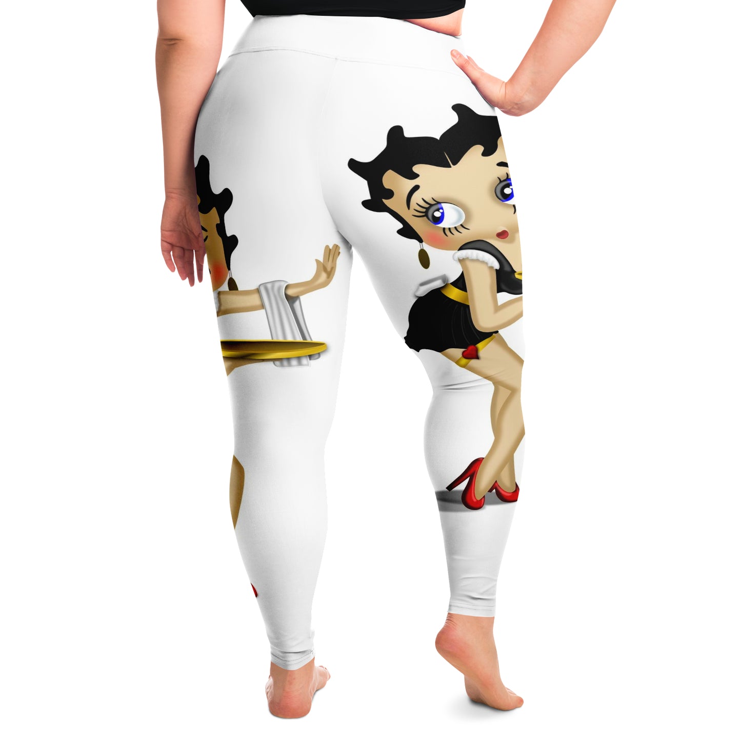 Betty Boop Printed- Plus Size Woman Adult Leggings