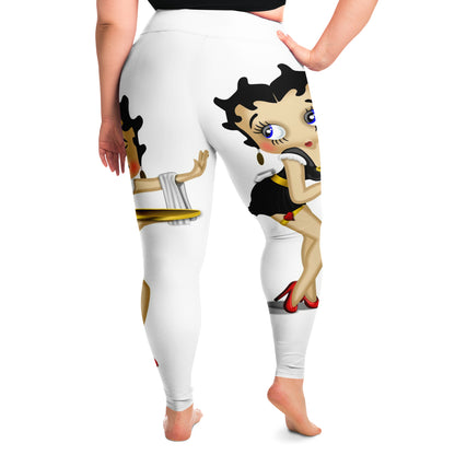 Betty Boop Printed- Plus Size Woman Adult Leggings