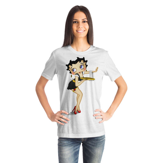 Betty Boop T- Shirt Front and Back Print- adult Woman or Man