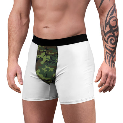 Men's Boxer Briefs With Cameo Design