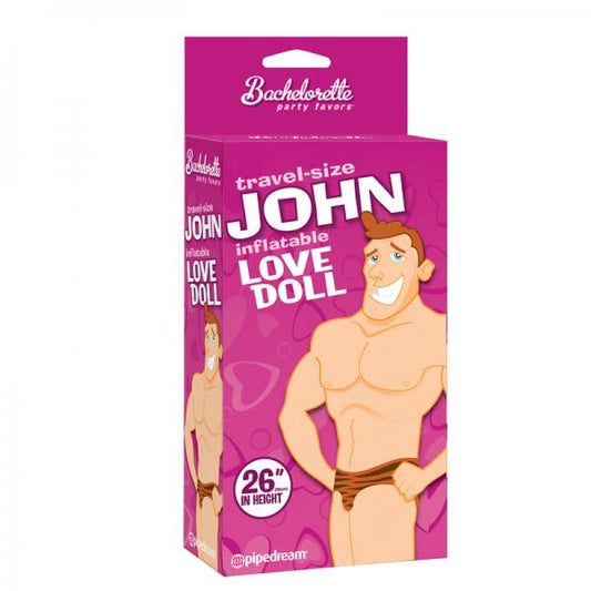 Bachelorette Party Favors Travel Size John 26" Blow Up Doll