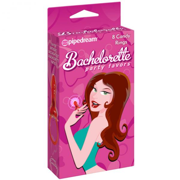 Bachelorette Party Favor Candy Rings - 8pc