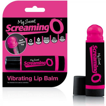 Doorbuster! Screaming O Vibrating Lip Balm a chic and discreet super-powered, mini vibrator disguised as lip balm with a soft rounded tip.