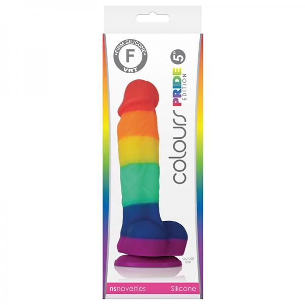Colores - Pride Edition - Consolador de 5 pulgadas - Arco iris