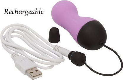 Simple & True Remote Control Vibrating Egg Purple, waterproof vibrating egg with remote and 10 powerful functions is discreet enough to take anywhere