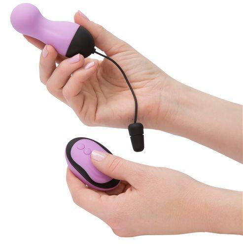 Simple & True Remote Control Vibrating Egg Purple, waterproof vibrating egg with remote and 10 powerful functions is discreet enough to take anywhere