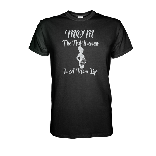 Mom Glitter Short Sleeve Unisex T-shirt Celebrate Mom