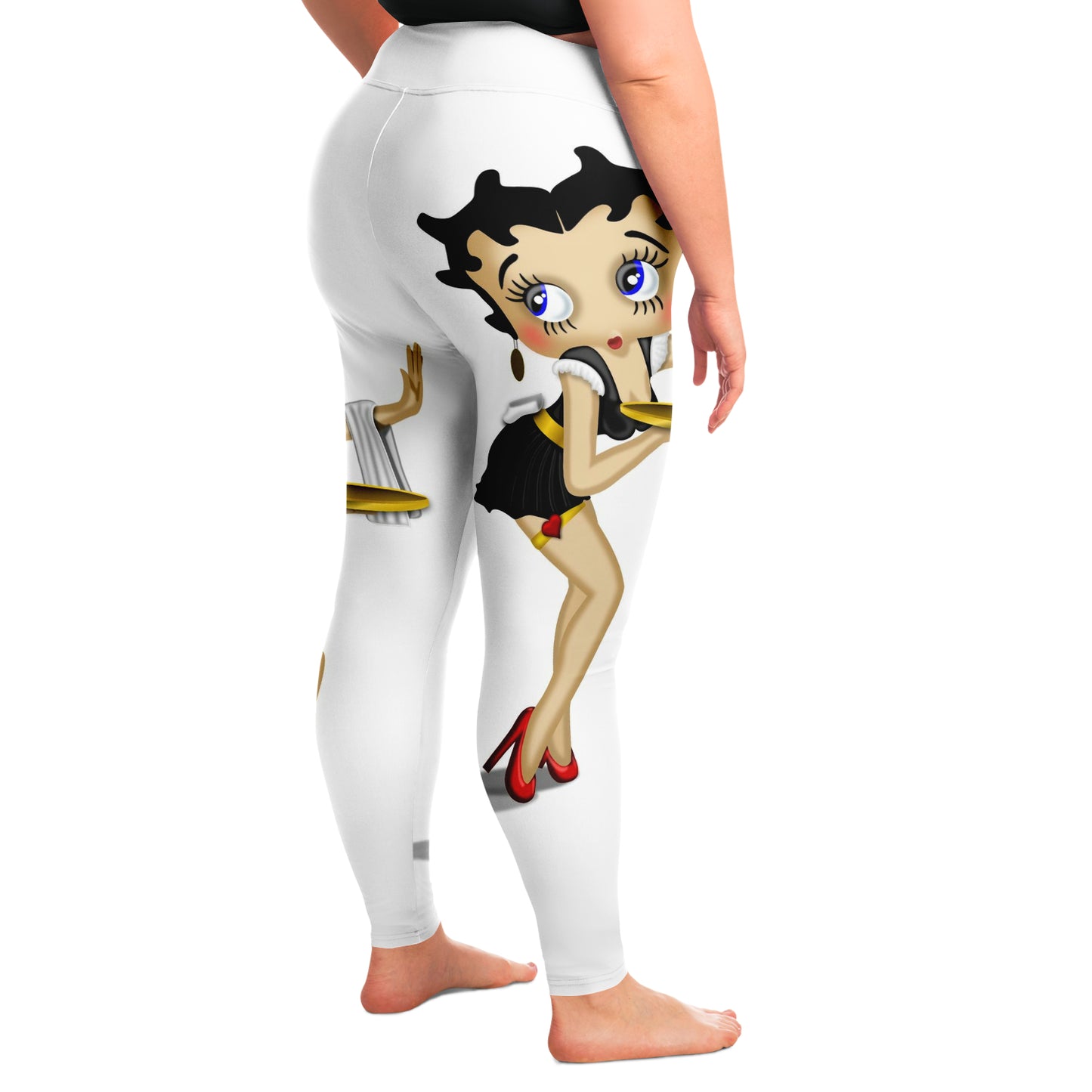 Betty Boop Printed- Plus Size Woman Adult Leggings