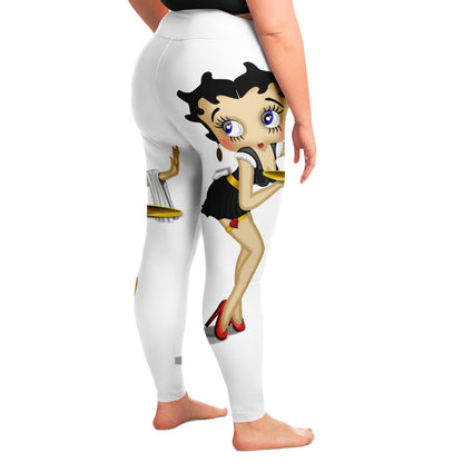 Betty Boop Printed- Plus Size Woman Adult Leggings