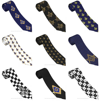 Masonic Neck Tie for Men or Women