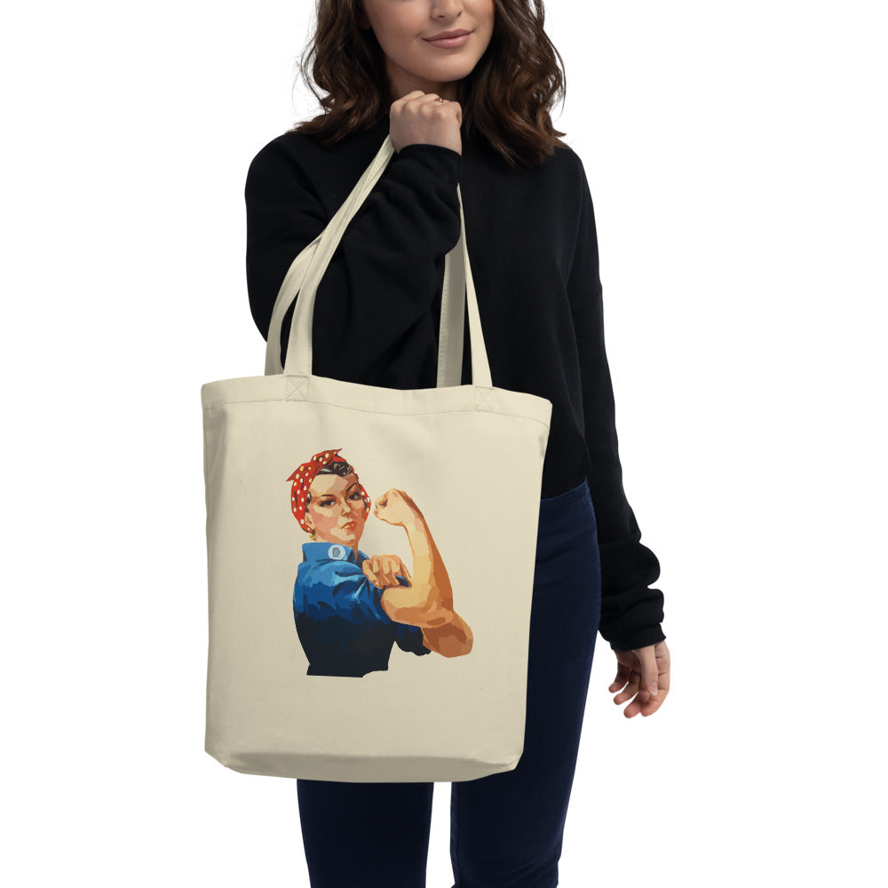 Powerful Woman Printed Image Tote Bag