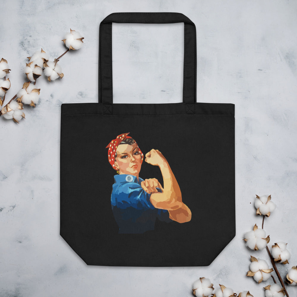 Powerful Woman Printed Image Tote Bag