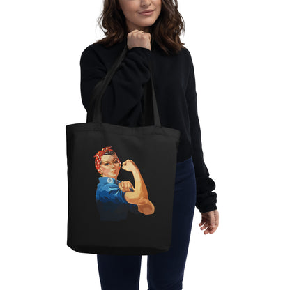 Powerful Woman Printed Image Tote Bag