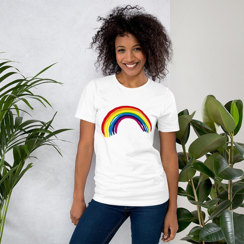 Camiseta unisex de manga corta del orgullo